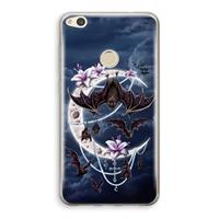 CaseCompany Vleermuizen Maan: Huawei Ascend P8 Lite (2017) Transparant Hoesje