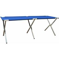 Eyepower Verkaufsstand Verkaufstisch 205x67x70 cm klappbar Blau