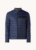 Hugo Boss Darolus gewatteerd jack met logoprint en steekzakken