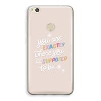 CaseCompany Right Place: Huawei Ascend P8 Lite (2017) Transparant Hoesje