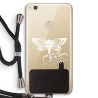 CaseCompany Good or bad: Huawei Ascend P8 Lite (2017) Transparant Hoesje met koord