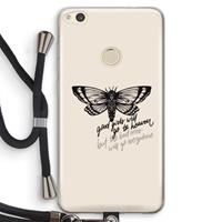 CaseCompany Good or bad: Huawei Ascend P8 Lite (2017) Transparant Hoesje met koord