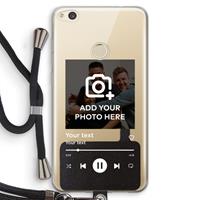 CaseCompany Music Player: Huawei Ascend P8 Lite (2017) Transparant Hoesje met koord