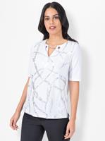 Print-Shirt in ecru van heine