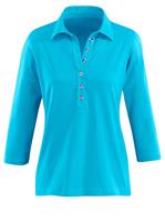 Your Look... for less! Dames Poloshirt aqua Größe