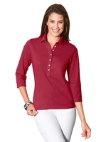 Poloshirt in bordeaux van heine