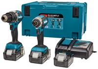 Makita DLX2180TJ1 18 V Combiset voor allround (klop)boor- en (slag)schroefklussen | Mtools