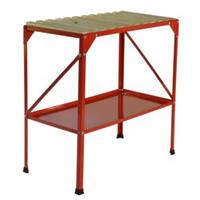 Oppottafel.nl Oppottafel 77 x 40 x 77 cm rood