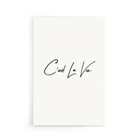 Walljar | Poster C'est La Vie