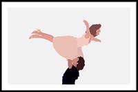 Walljar | Ingelijste poster Dirty Dancing