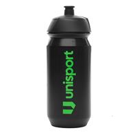 Unisport Bio Bidon 500 ml - Zwart/Groen/Wit