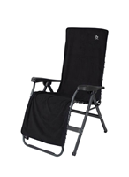 Bo-Camp Hochlehnerauflage Frottee Sitz Auflage Hochlehner, Kissen Bezug Garten Camping Klapp Stuhl