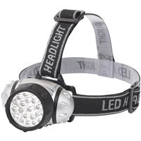 BES LED Led Hoofdlamp - Aigi Slico - Waterdicht - 50 Meter - Kantelbaar - 23 Led's - 1.1w - Zilver Vervangt 9w