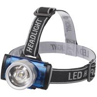 BES LED Led Hoofdlamp - Aigi Scylo - Waterdicht - 50 Meter - Kantelbaar - 1 Led - 1.6w - Zwart Vervangt 7w