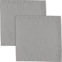 Erwin Müller Serviette  2er-Pack Madrid stein Gr. 40 x 40