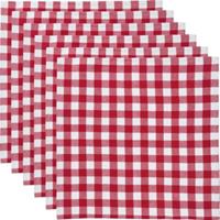 REDBEST Servietten  6er-Pack Nashville rot Gr. 50 x 50