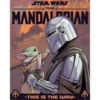 Pyramid Star Wars The Mandalorian Hello Little One Poster 40x50cm