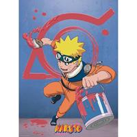 Abystyle Naruto Naruto & Konoha Emblem Poster 38x52cm