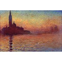 Pyramid Claude Monet San Giorgio Maggiore At Dusk Poster 91,5x61cm