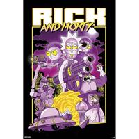 Grupo Erik Rick And Morty Characters Poster 61x91,5cm