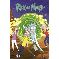 Grupo Erik Rick And Morty Portal Poster 61x91,5cm