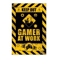 Grupo Erik Gameration Gamer At Work Poster 61x91,5cm