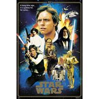 Grupo Erik Star Wars Classic 40 Anniversary Heroes Poster 61x91,5cm
