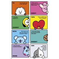 Grupo Erik Bt21 Characters 2 Poster 61x91,5cm