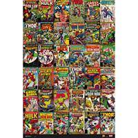 Grupo Erik Marvel Comics Classic Covers Poster 61x91,5cm