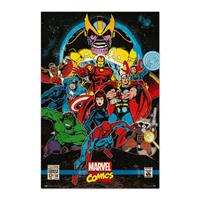 Grupo Erik Marvel Comics Infinity Retro Poster 61x91,5cm