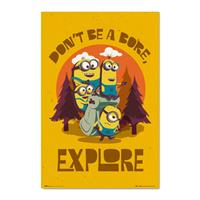 Grupo Erik Minions Don't Be A Bore Explore Poster 61x91,5cm