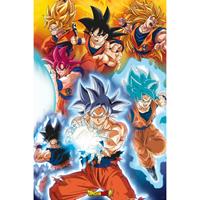 ABYstyle Poster Dragon Ball Super Gokus transformations 61x91,5cm