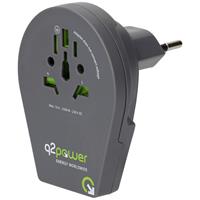 q2power Q2 Power q2-1-1.00200-TH Reiseadapter