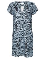 Fashionize Jurk Chelsey Leopard Blauw