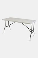 Eurotrail Pavilion Campingtafel 152 x 71 x 75 cm Wit/Middengrijs