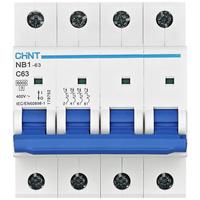 Chint 179751 NB1-63 4P C6 6kA DB Leitungsschutzschalter 4polig 6A 240 V, 415V