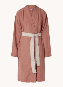 Clay Rose kimono van linnen