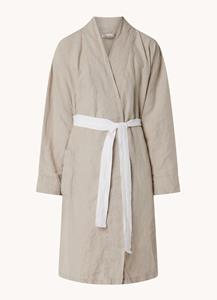 Clay Rose kimono van linnen