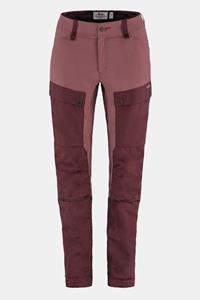Fjällräven Keb Curved Broek Dames Aubergine/Lichtpaars