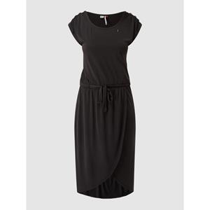 Ragwear Jerseykleid Ethany, stylisches, langes Shirtkleid mit Bindegürtel