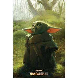 Yourdecoration Grupo Erik Star Wars The Mandalorian The Child Art Poster 61x91,5cm