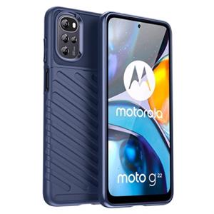 Thunder Series Motorola Moto G22 TPU Case - Blauw