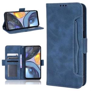 Cardholder Series Motorola Moto G22 Wallet Case - Blauw