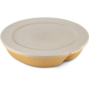KOZIOL Teller »Menüteller Connect Separee Nature Wood«, mit Deckel