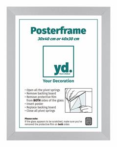 Your Decoration Posterlijst 30x40cm Zilver MDF