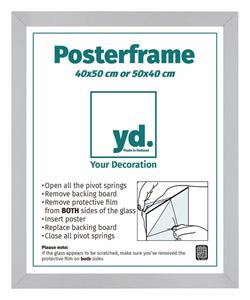 Your Decoration Posterlijst 40x50cm Zilver MDF