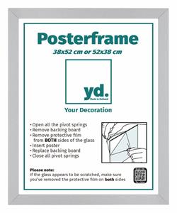 Your Decoration Posterlijst 38x52cm Zilver MDF