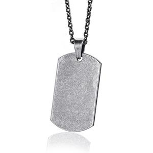 Mendes Vintage Dogtag kettinghanger met Jasseron ketting