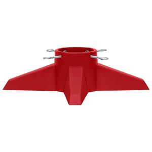vidaXL Christbaumständer Rot 55,5x55,5x15 cm 