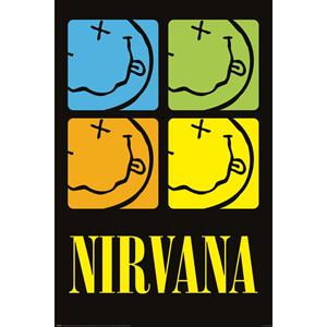 Pyramid Nirvana Smiley Squares Poster 61x91,5cm